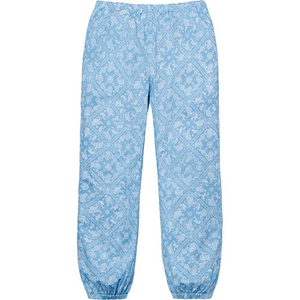 [M] 슈프림 18SS 반다나 트랙 팬츠 라이트 블루