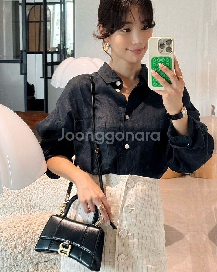 발렌시아가 아워글래스 백 스몰--9