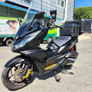 pcx125 23년형 마블소닉 구변완료,2채널블박