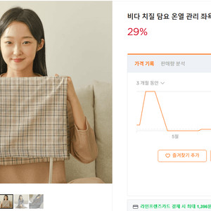 [미개봉 새제품] 치질담요