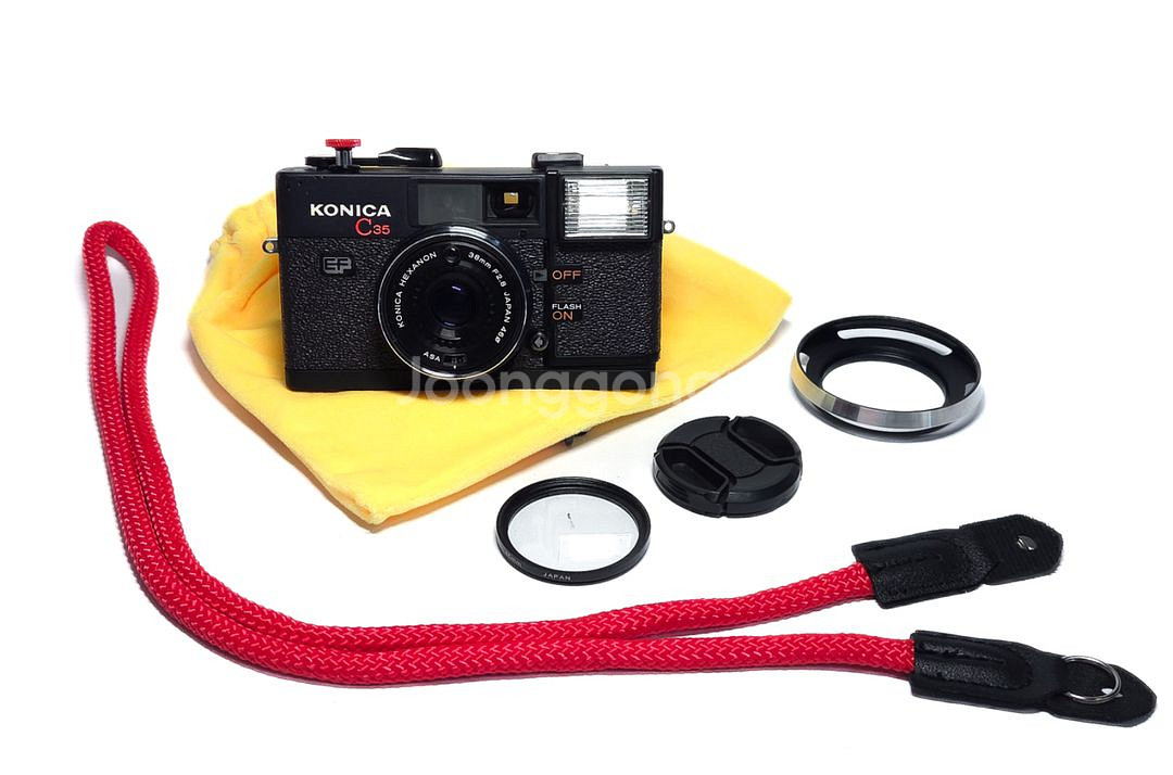 KONICA C35 EF. 필름카메라.--1