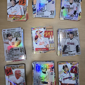 KBO 컬렉션 카드 류현진 홀로 패러렐 및 한화 모음