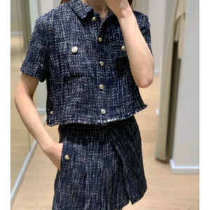 마쥬(maje)트위드 탑 셔츠자켓(MFPCM00215)