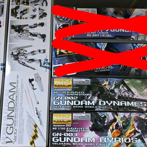 HG, RG, MG, ver.ka 건프라
