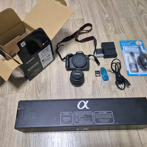 캐논 r50 18-45 미러리스 카메라 박스포함