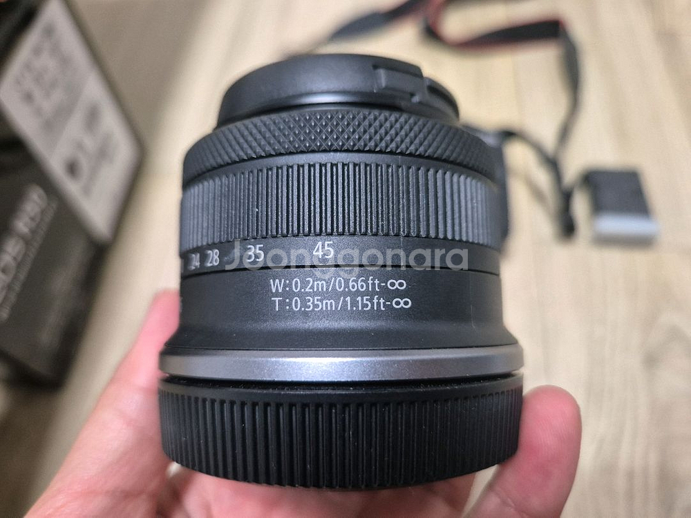 캐논 r50 18-45 미러리스 카메라 박스포함--3