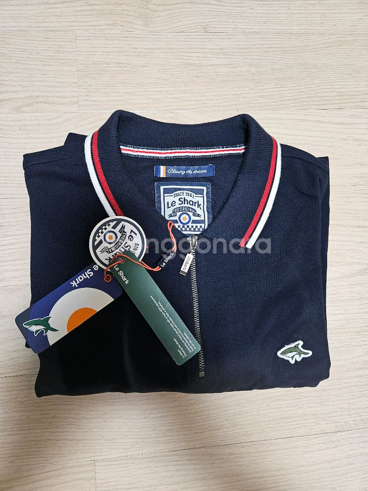 남성 피케 폴로 티셔츠( Le Shark) L--0