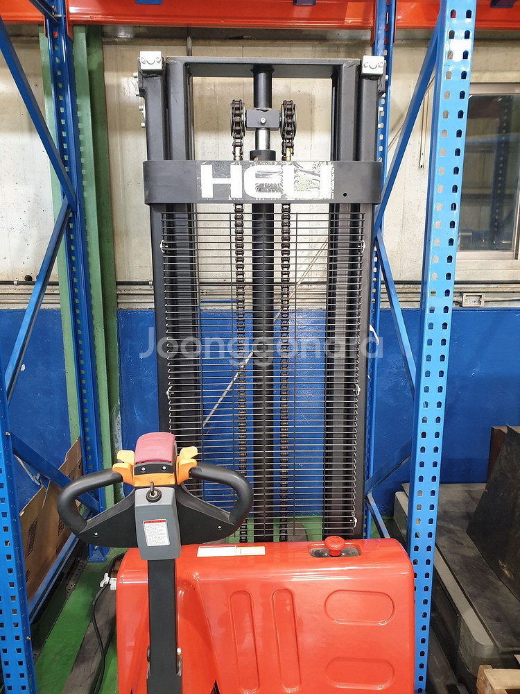 쌍용리프트 지지대 확장형 전동 스태커 CDD-1230W--2