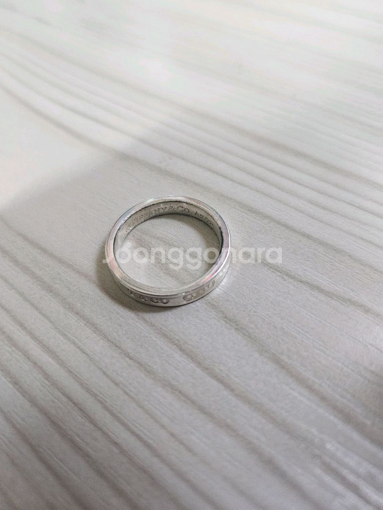 티파니앤코 1837 은반지 us7사이즈--4