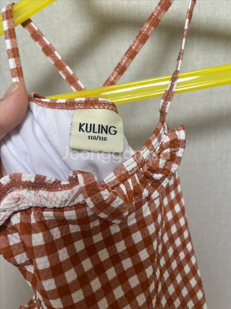 KULING 체크 수영복 세트 110/116--4