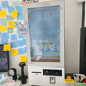 오더퀸 키오스크(카드전용), 바코드리더기 2개