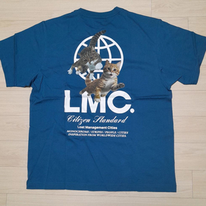 (새상품) LMC 반팔 블루 (L)