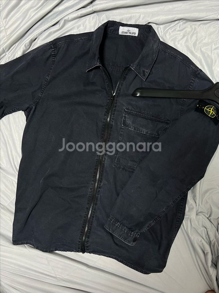 [xl] 20ss 스톤아일랜드 오버셔츠 네이비--0