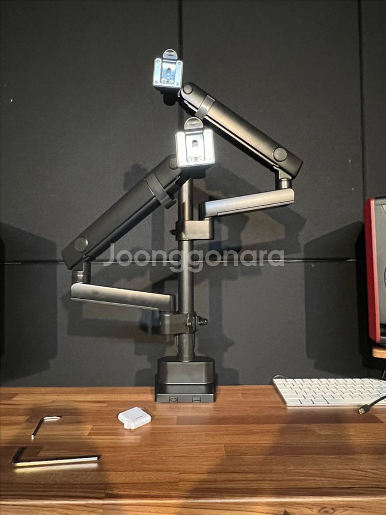 단순개봉한 듀얼 모니터암 팝니다--0