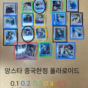 앙스타 중스타 폴라로이드