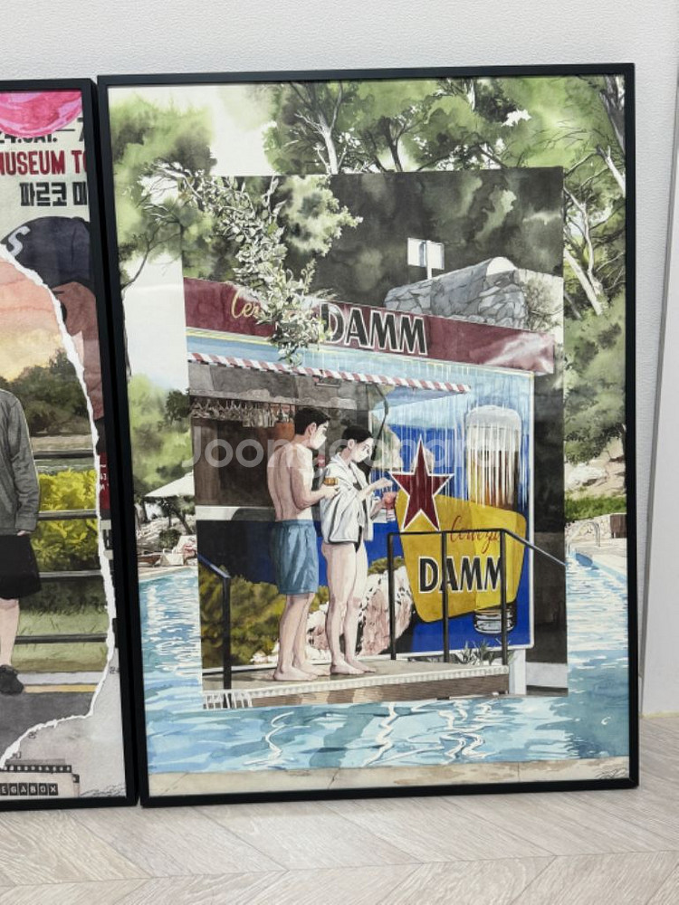 김정윤 작가님 포스터 팝니다(액자포함)--3