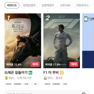 CGV 2D 평일 7500 주말 9000 콤보할인권드림