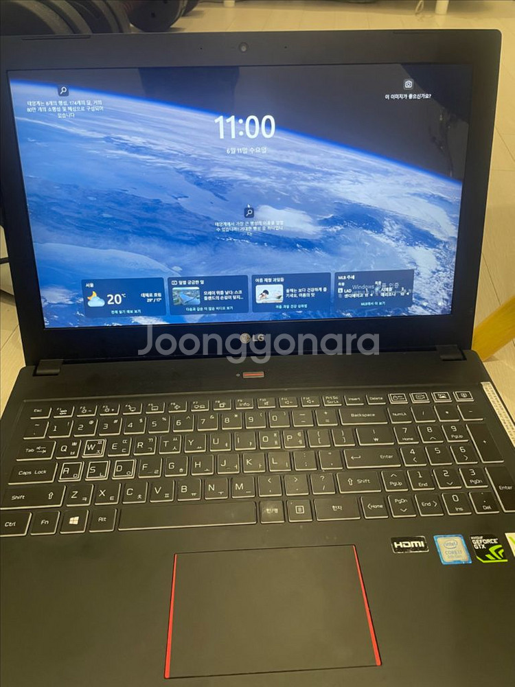 LG 고성능 게이밍 노트북 15GD880 24램 i7---0