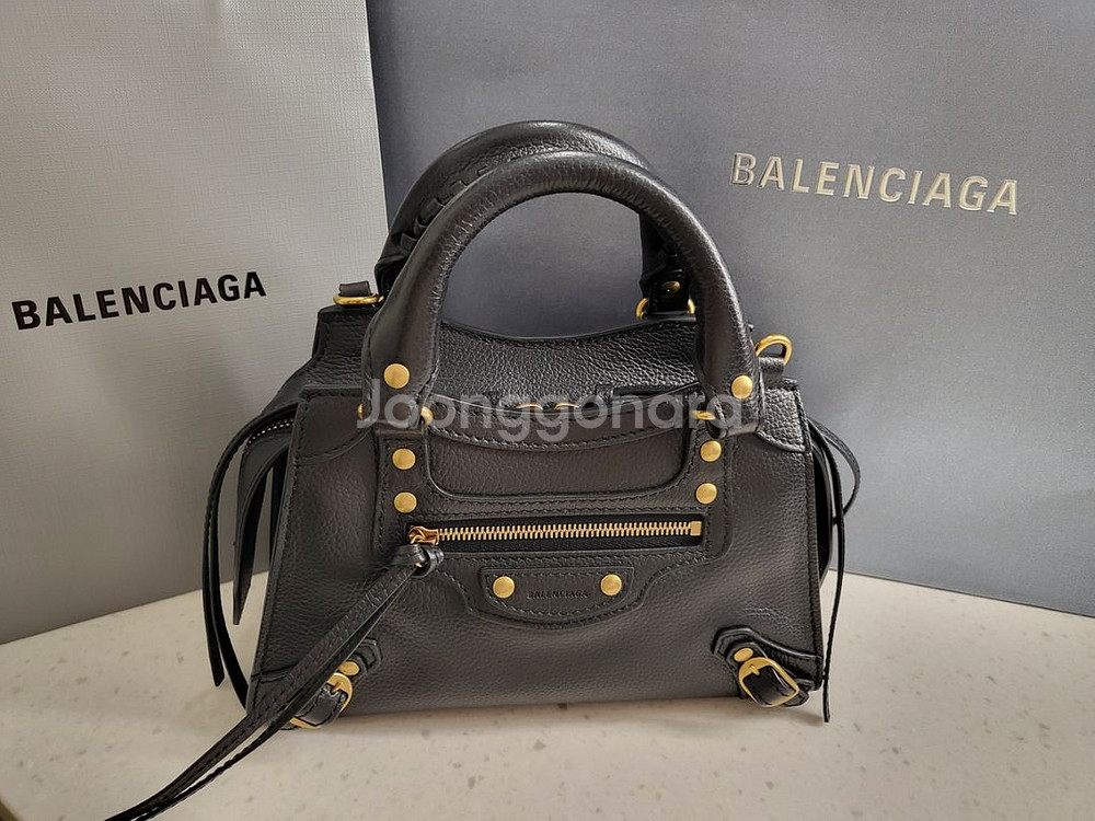 (정품) 발렌시아가 네오 클래식 미니 탑핸들백 가방--0