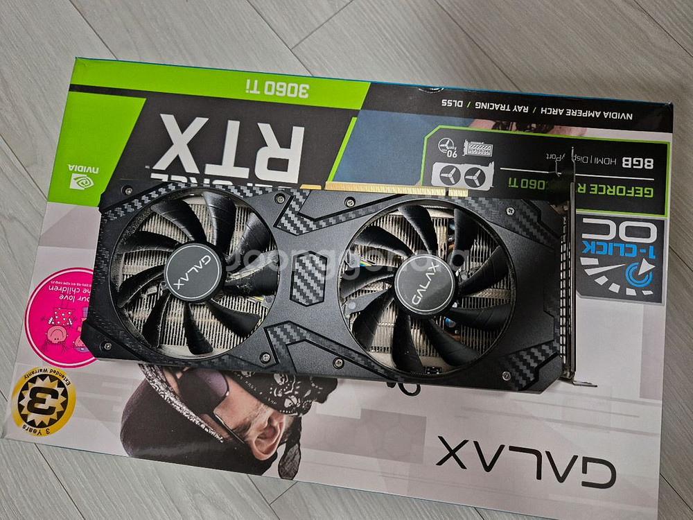 GALAX RTX 3060 Ti OC 그래픽 카드--0