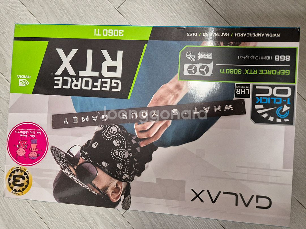 GALAX RTX 3060 Ti OC 그래픽 카드--3