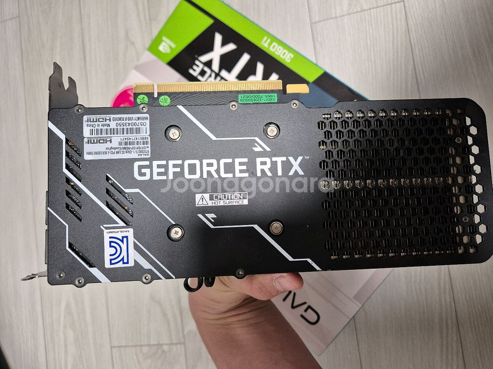 GALAX RTX 3060 Ti OC 그래픽 카드--1