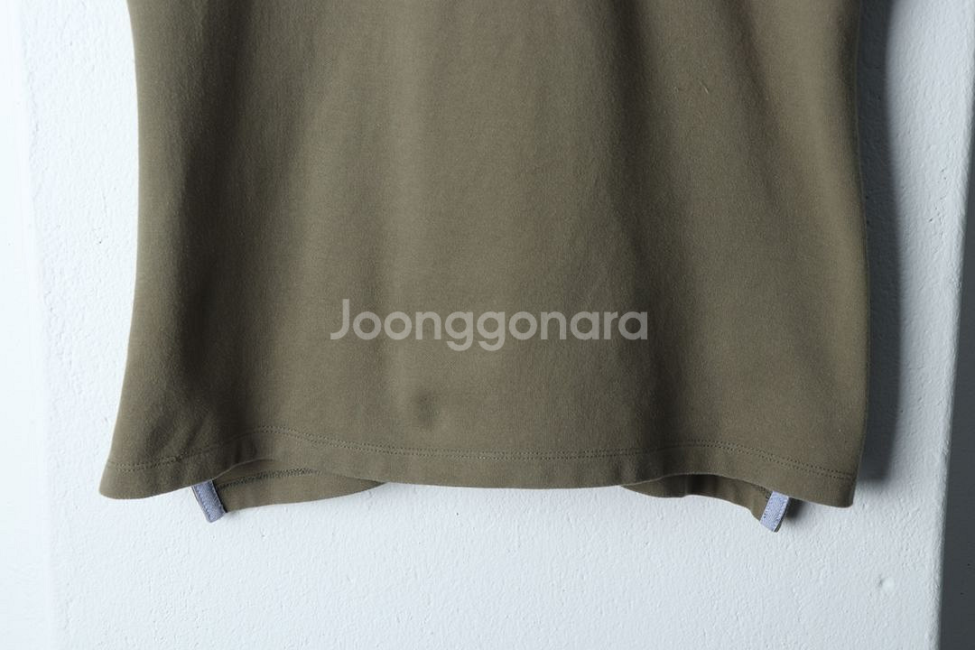 W(L) 타미힐피거 반팔 카라 티셔츠 카키 올드스쿨--0