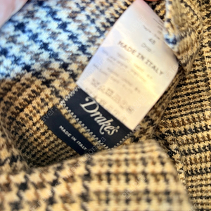 급 드레익스 린넨 헤링본 자켓 made in italy