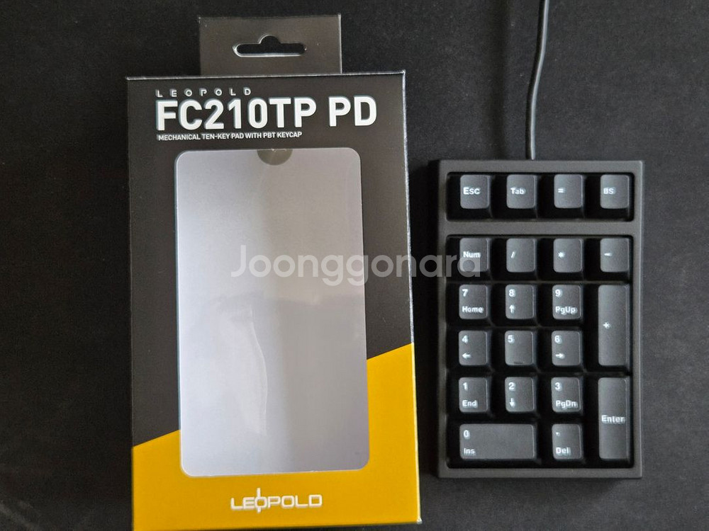 레오폴드 넘버패드 fc210tp pd 흑축--3