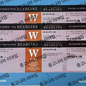 블랙핑크 콘서트 2연석 4연석 7/5 7/6 티켓 양도