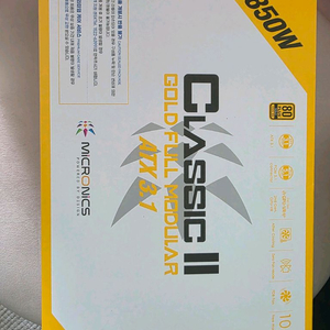 마이크로닉스 클래식2 화이트850w 골드 ATX 풀모듈