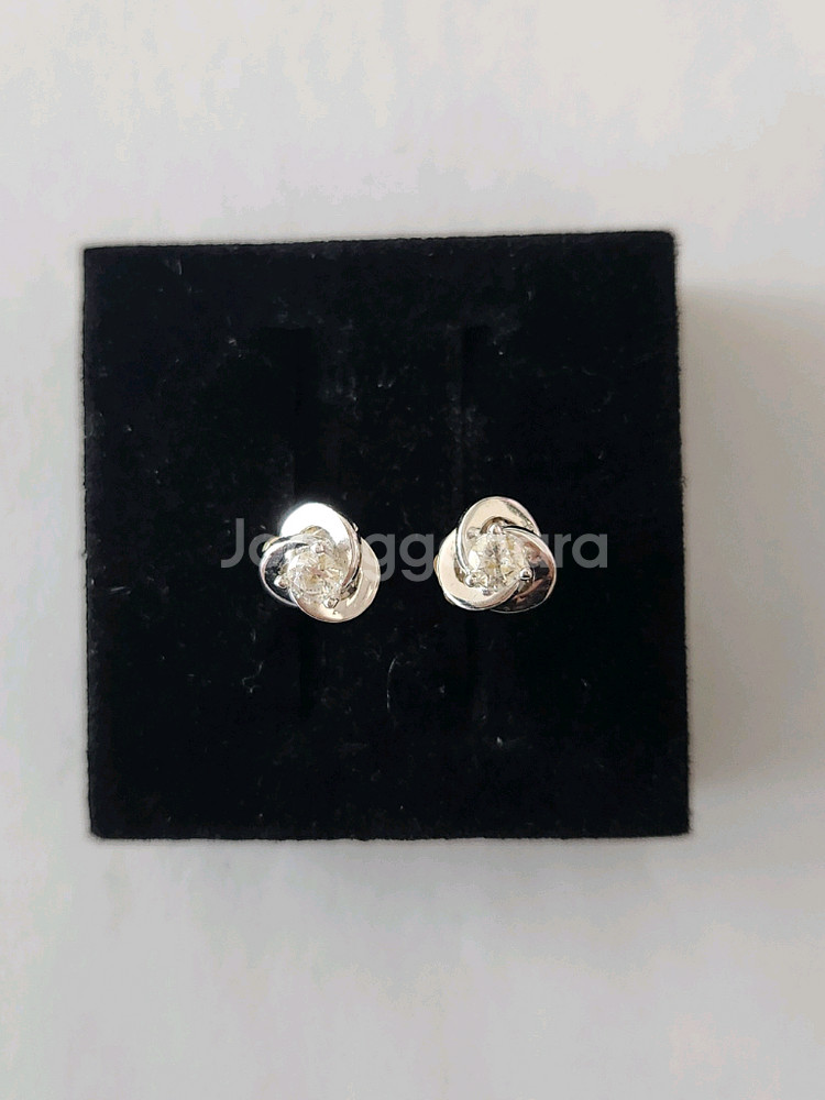 14K 꽃잎모양 귀걸이--0