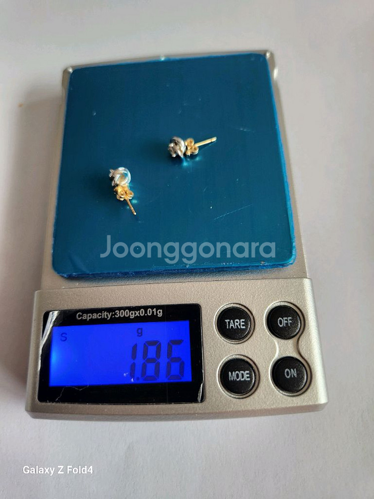 14K 꽃잎모양 귀걸이--4