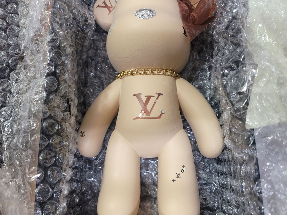 베어브릭 대형 석고방향제 미전시 새제품 수제작품 비누꽃--5