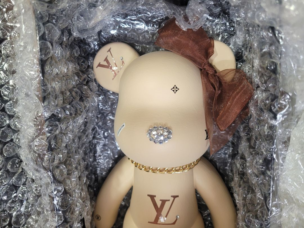 베어브릭 대형 석고방향제 미전시 새제품 수제작품 비누꽃--6