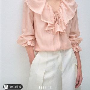 (새상품) 마인 25ss 신상 블라우스