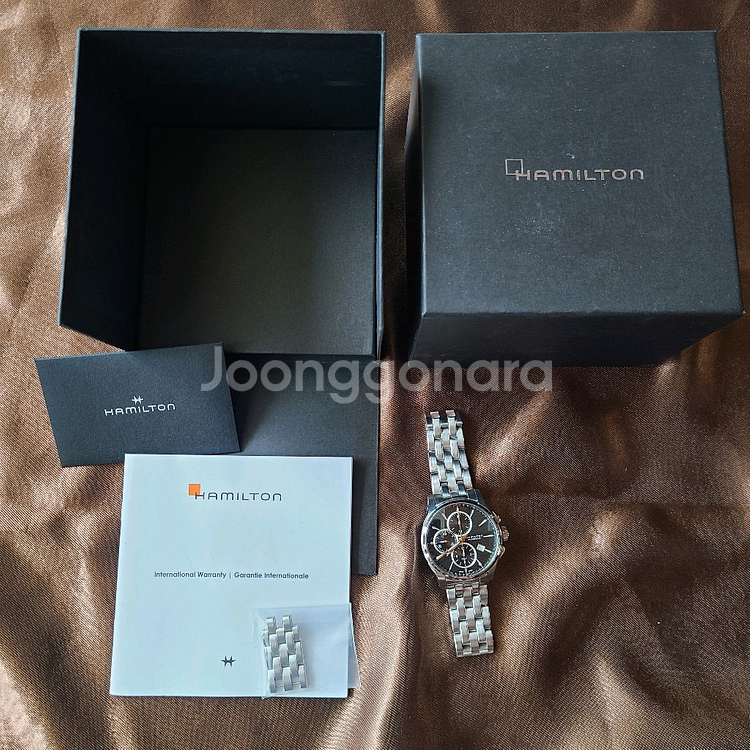 해밀턴 재즈마스터 크로노그래프 오토매틱 시계--3
