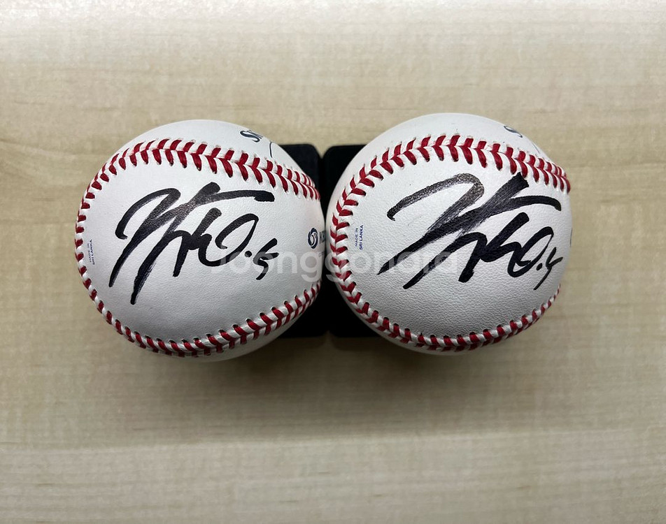 김도영 한국시리즈 포스트시즌 공인구 싸인볼--0