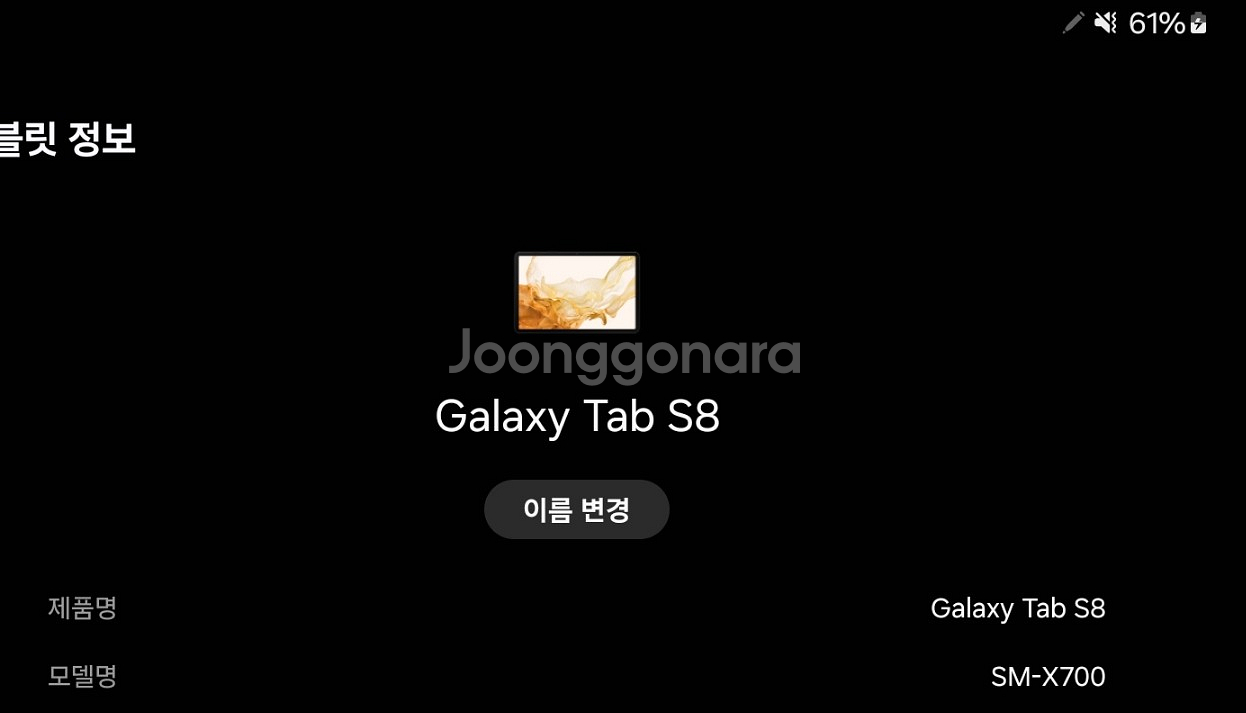 갤럭시탭 S8 SM-X700 wifi 256G--0