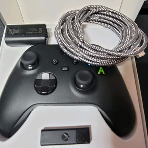 XBOX 엑박패드 4세대 정품리시버 정품베터리 세트
