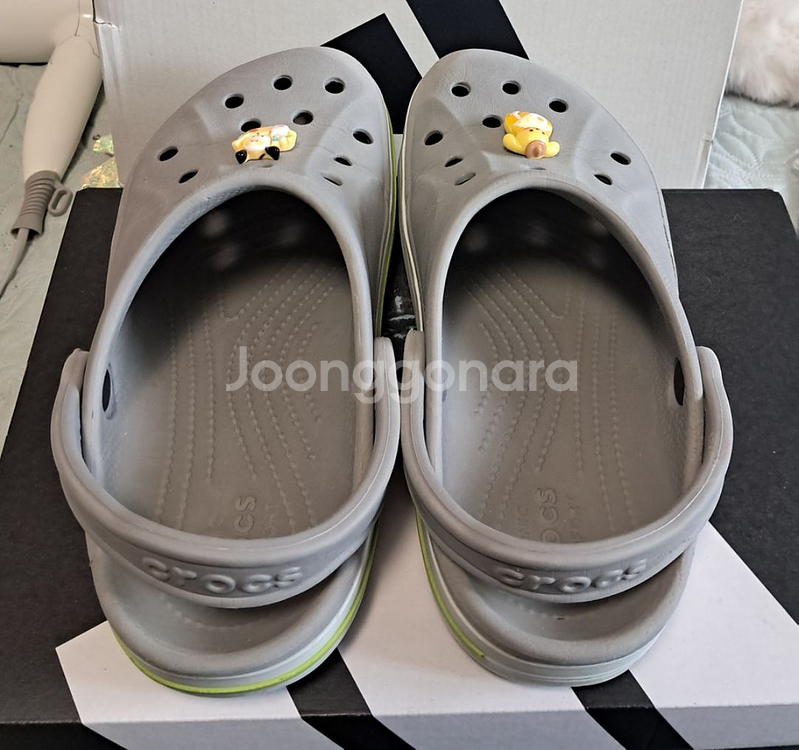 크록스245~250 <정품>지비츠포함--4