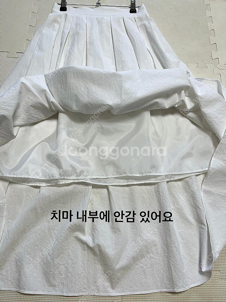 (아이보리) 로에일 롱스커트--7