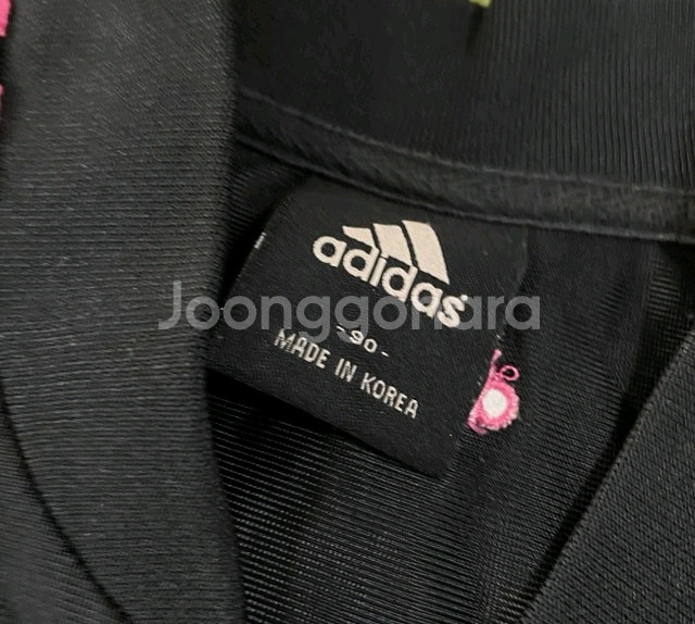 아디다스 검핑 블랙핑크 검정 여자 트랙탑 져지집업 90--3