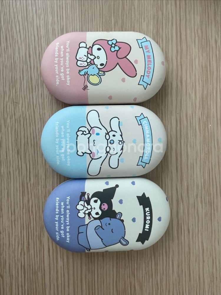 산리오 손난로 보조배터리 마이멜로디 쿠로미 시나모롤--0