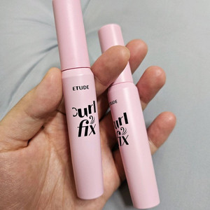 새상품)에뛰드 컬 픽스 마스카라 블랙 2개