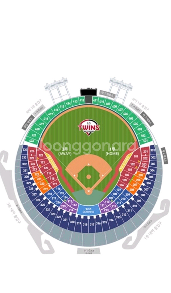 6/21(토) LG vs 두산 3루 오렌지석--0