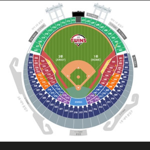 6월 21일 LG트윈스 VS 두산베어스 외야통로 2연석