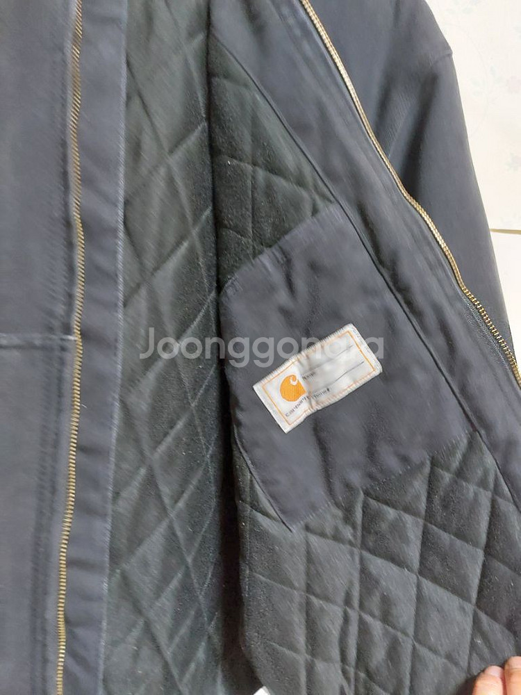 칼하트 덕 액티브 자켓 95정사이즈 블랙--4