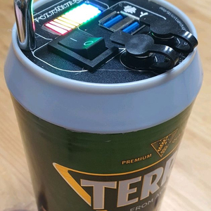 캠핑 갬성 맥주캔 파워뱅크 맥뱅(12.6V 12A)
