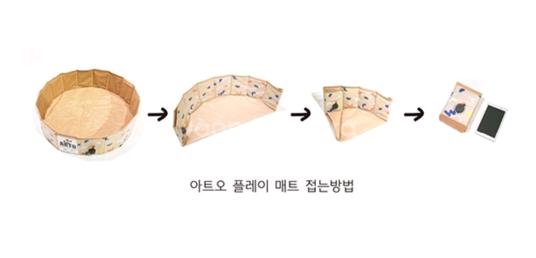 아트오 ARTO 플레이 매트 정품 팝니다.--8